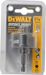 DeWALT - 1-3/8" Diam, 5/8" Cutting Depth, Hole Saw - Bi-Metal Saw, Toothed Edge - Americas Industrial Supply