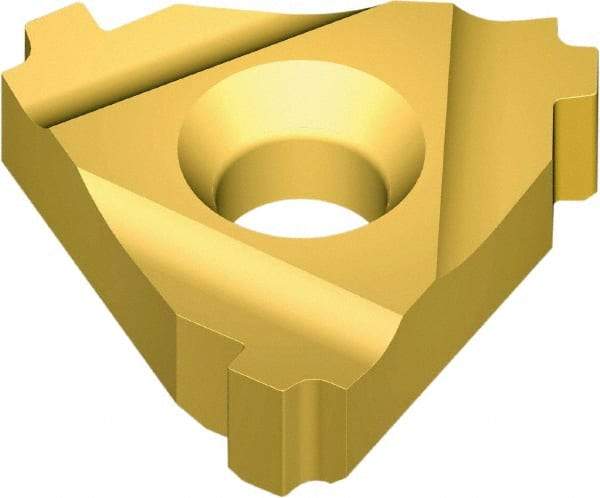 Vargus - 4ER External Right Hand SAGE Laydown Threading Insert - Grade VKX, TiN Coated Carbide, 12.7mm Inscribed Circle - Americas Industrial Supply