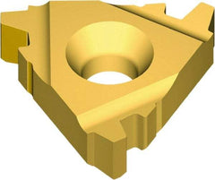 Vargus - 3EL External Left Hand 8 Acme 3G Laydown Threading Insert - Grade VKX, TiN Coated Carbide, 9.53mm Inscribed Circle - Americas Industrial Supply