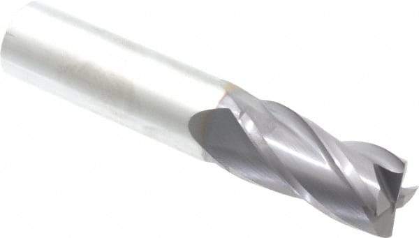 Niagara Cutter - 3/4", 4 Flute, Solid Carbide, 0.03" Corner Radius End Mill - 4" OAL, 30° Helix, 1-1/2" LOC, Right Hand Cut - Americas Industrial Supply