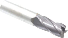Niagara Cutter - 3/4", 4 Flute, Solid Carbide, 0.03" Corner Radius End Mill - 4" OAL, 30° Helix, 1-1/2" LOC, Right Hand Cut - Americas Industrial Supply