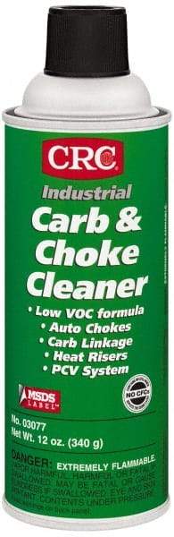 CRC - Acetone Carburetor & Parts Cleaner - 12 oz Aerosol Can - Americas Industrial Supply