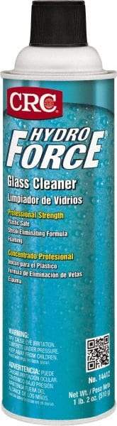 CRC - 20 oz Aerosol Ammonia Glass Cleaner - Use on Glass Surfaces - Americas Industrial Supply