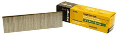 Stanley Bostitch - 18 Gauge 1-3/8" Long Brad Nails for Power Nailers - Steel, Galvanized Finish, Brad Head, Chisel Point - Americas Industrial Supply