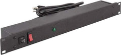 Wiremold - 6 Outlets, 120 Volts, 15 Amps, 6' Cord, Power Outlet Strip - 1 Circuits, Rack Mount, 5-15P NEMA Configuration, cULus, UL Listed File 1449 - Americas Industrial Supply