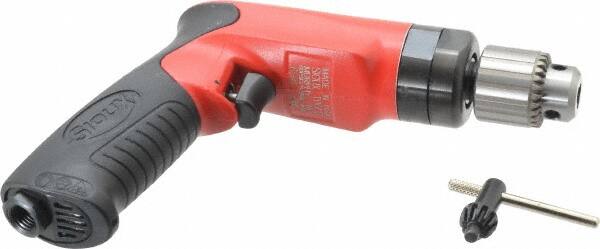 Sioux Tools - 1/4" Keyed Chuck - Pistol Grip Handle, 2,600 RPM, 14.16 LPS, 30 CFM, 1 hp - Americas Industrial Supply