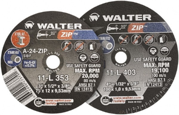 WALTER Surface Technologies - Cutoff Wheel - Americas Industrial Supply