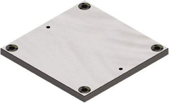 Jergens - 400mm Long x 400mm Wide Steel Fixture Plate - 1.13" Plate Thickness - Americas Industrial Supply