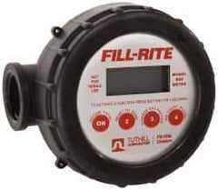 Tuthill - 1" FNPT Port Nutating Disc Flowmeter - 125 Max psi, 2 to 20 GPM, Polyethylene - Americas Industrial Supply