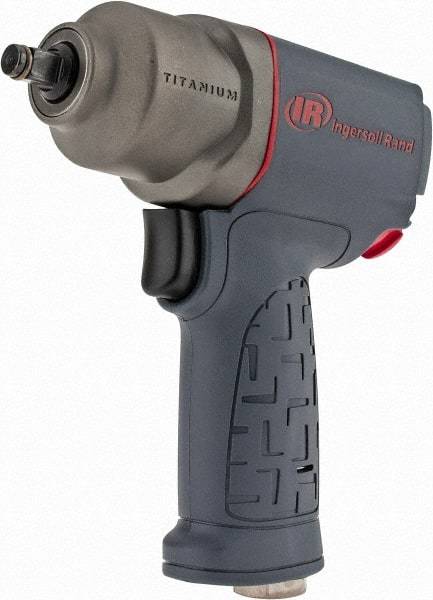 Ingersoll-Rand - 3/8" Drive, 15,000 RPM, 300 Ft/Lb Torque Impact Wrench - Pistol Grip Handle, 1,500 IPM, 17 CFM, 1/4" NPT Inlet - Americas Industrial Supply