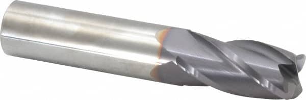Niagara Cutter - 3/4", 4 Flute, Single End, Solid Carbide, 0.09" Corner Radius End Mill - 4" OAL, 30° Helix, Right Hand Flute, 1-1/2" LOC, Right Hand Cut - Americas Industrial Supply