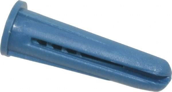 Powers Fasteners - #10 to 12 Screw, 1/4" Diam, 1" Long, Plug Drywall & Hollow Wall Anchor - 1/4" Drill, Plastic, Use in Concrete, & Masonry, Drywall & Wallboard - Americas Industrial Supply