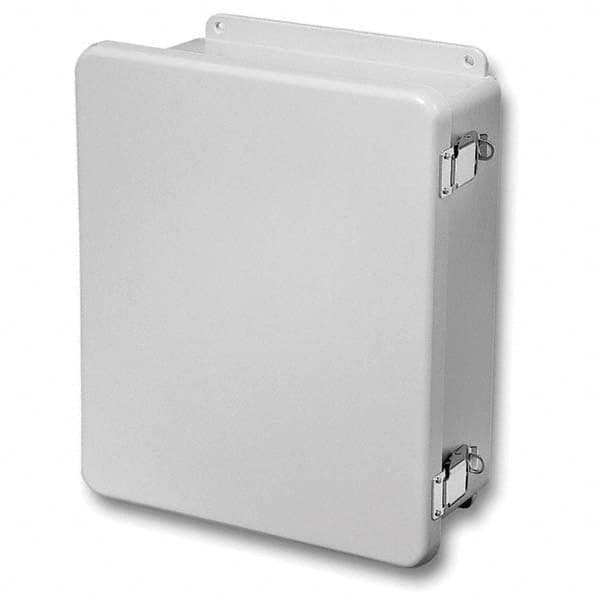 Wiegmann - NEMA 4X Fiberglass Standard Enclosure with Continuous Hinge Cover - Americas Industrial Supply