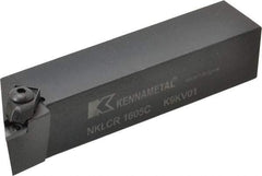Kennametal - NP.., -5° Lead Angle NKLC External Right Hand Indexable Profiling Toolholder - 25.4mm Shank Height x 25.4mm Shank Width, 5" Long, Steel - Americas Industrial Supply