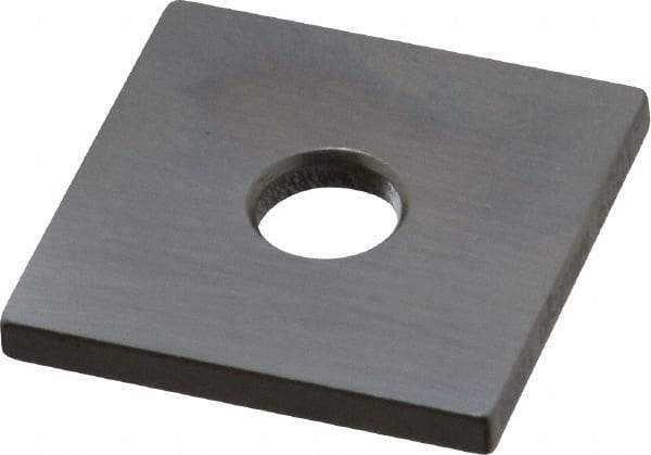 Mitutoyo - 0.1009" Square Steel Gage Block - Accuracy Grade 0, Includes Certificate of Inspection - Americas Industrial Supply
