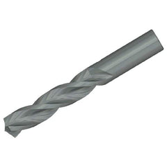 Kennametal - 10.4mm 130° Solid Carbide Jobber Drill - Uncoated, Right Hand Cut, Spiral Flute, Straight Shank, 118mm OAL, Standard Point - Americas Industrial Supply