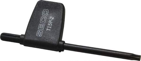 Seco - T15P Torx Plus Drive, Key and Driver for Indexable Tools - Compatible with Anvil Screws - Americas Industrial Supply