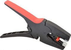 Knipex - 7 to 32 AWG Capacity Self-Adapting Insulation Stripper - 8" OAL, Comfort Grip Handle - Americas Industrial Supply