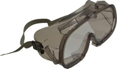 Jackson Safety - Size Universal, Clear Polycarbonate Anti-Fog & Scratch Resistant Lens, Safety Goggles - Indirect Vent, Clear Polycarbonate Frame, Over the Glass Style - Americas Industrial Supply