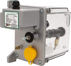 Trico - 2 L Reservoir Capacity, 3 - 6 cm Output per Cycle, 18-36 cm Output per Hour, Electric Central Lubrication System - 10 Min Interval Between Cycles, 130mm Wide x 225mm High, 110 Volts, Oil, 5/16-24 Outlet Thread - Americas Industrial Supply