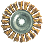 3 x 1/2-3/8" - .020 Wire Size - Bronze Non-Sparking Wire Wheel - Americas Industrial Supply