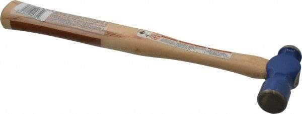 Vaughan Bushnell - 1/2 Lb Head Ball Pein Hammer - Hickory Handle, 12" OAL - Americas Industrial Supply