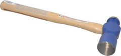 Vaughan Bushnell - 3 Lb Head Ball Pein Hammer - Hickory Handle, 16" OAL - Americas Industrial Supply