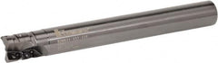 Kennametal - 32mm Cut Diam, 36mm Max Depth of Cut, 32mm Shank Diam, 230mm OAL, Indexable Square Shoulder Helical End Mill - GOMT 1604.., JOMT 1604.. Inserts, Cylindrical Shank, 0° Lead Angle, Series KDMR - Americas Industrial Supply
