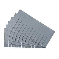 Quantum Storage - 17.4" Wide x 8" High, Gray Bin Divider - Use with DG93080CO - Americas Industrial Supply