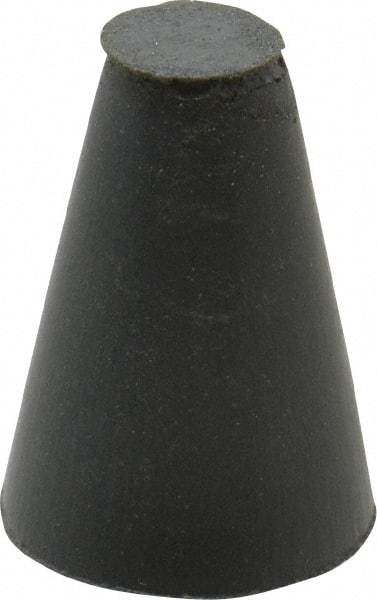 Cratex - 5/8" Max Diam x 1" Long, Taper, Rubberized Point - Very Fine Grade, Silicon Carbide, 1/4" Arbor Hole, Unmounted - Americas Industrial Supply