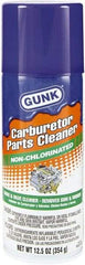 Gunk - Nonchlorinated Carburetor & Parts Cleaner - 15 oz Aerosol Can - Americas Industrial Supply