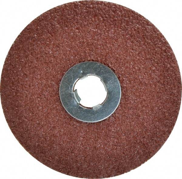 3M - 5" Diam 36+ Grit Fiber Disc - Very Coarse Grade, Ceramic, 12,000 Max RPM, Series 982C - Americas Industrial Supply