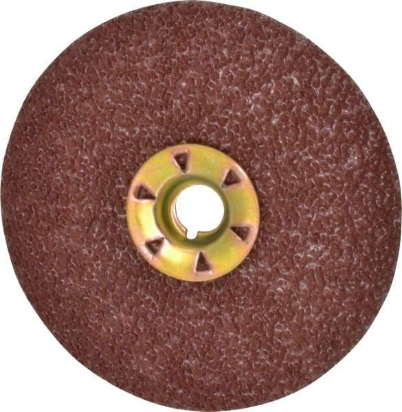 3M - 4-1/2" Diam 36+ Grit Fiber Disc - Very Coarse Grade, Ceramic, 13,300 Max RPM, Series 982C - Americas Industrial Supply