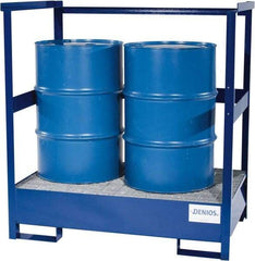 Denios - Mobile Spill Containment Type: Stackable Transport Pallet Number of Drums: 2 - Americas Industrial Supply