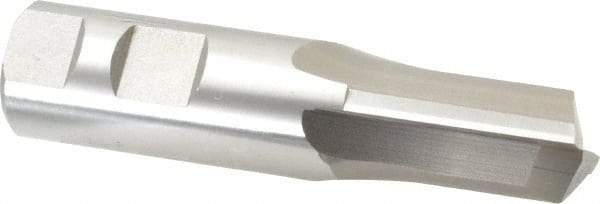 Hertel - 1" Diam, 1-5/8" LOC, 2 Flute High Speed Steel Keyway End Mill - Straight Flute, Uncoated, 1" Shank Diam, 4-1/8" OAL, 0° Helix, Centercutting - Americas Industrial Supply