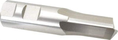 Hertel - 1" Diam, 1-5/8" LOC, 2 Flute High Speed Steel Keyway End Mill - Straight Flute, Uncoated, 1" Shank Diam, 4-1/8" OAL, 0° Helix, Centercutting - Americas Industrial Supply