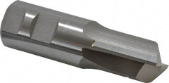 Hertel - 1-1/4" Diam, 1-5/8" LOC, 2 Flute High Speed Steel Keyway End Mill - Straight Flute, Uncoated, 1-1/4" Shank Diam, 4-1/8" OAL, 0° Helix, Centercutting - Americas Industrial Supply