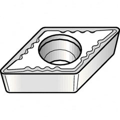 Kennametal - DCMT32.52 UF Grade KCP05 Carbide Turning Insert - TiCN/Al2O3 Finish, 55° Diamond, 3/8" Inscr Circle, 5/32" Thick, 1/32" Corner Radius - Americas Industrial Supply