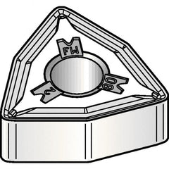 Kennametal - WNMG431 FW Grade KCP05 Carbide Turning Insert - TiCN/Al2O3 Finish, 80° Trigon, 1/2" Inscr Circle, 3/16" Thick, 1/64" Corner Radius - Americas Industrial Supply