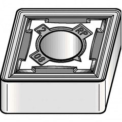 Kennametal - CNMG433 RP Grade KCM15B Carbide Turning Insert - TiOCN Finish, 80° Diamond, 1/2" Inscr Circle, 3/16" Thick, 3/64" Corner Radius - Americas Industrial Supply