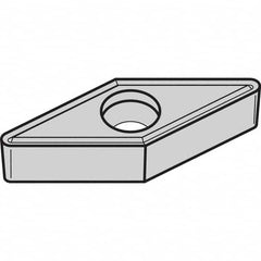 Kennametal - VBMT222 LF Grade KCP10 Carbide Turning Insert - TiCN/Al2O3 Finish, 35° Diamond, 1/4" Inscr Circle, 1/8" Thick, 1/32" Corner Radius - Americas Industrial Supply