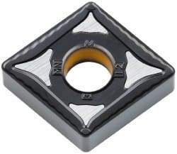 Kennametal - CNMG643 MN Grade KCP10 Carbide Turning Insert - TiCN/Al2O3 Finish, 80° Diamond, 3/4" Inscr Circle, 1/4" Thick, 3/64" Corner Radius - Americas Industrial Supply