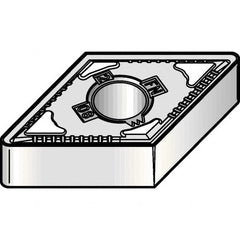 Kennametal - DNMG442 FN Grade KCP25B Carbide Turning Insert - TiCN/Al2O3/TiOCN Finish, 55° Diamond, 1/2" Inscr Circle, 1/4" Thick, 1/32" Corner Radius - Americas Industrial Supply