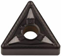 Kennametal - TNMG332 MN Grade KCP05 Carbide Turning Insert - TiCN/Al2O3 Finish, 60° Triangle, 3/8" Inscr Circle, 3/16" Thick, 1/32" Corner Radius - Americas Industrial Supply