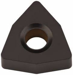 Kennametal - WNMA332 Grade KCK15 Carbide Turning Insert - TiCN/Al2O3 Finish, 80° Trigon, 3/8" Inscr Circle, 3/16" Thick, 1/32" Corner Radius - Americas Industrial Supply
