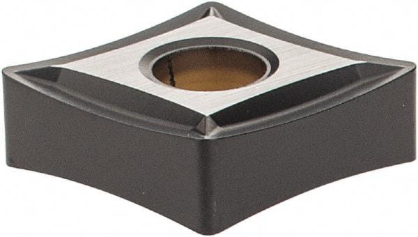 Kennametal - CNMP432 K Grade KCP25 Carbide Turning Insert - TiCN/Al2O3 Finish, 80° Diamond, 1/2" Inscr Circle, 3/16" Thick, 1/32" Corner Radius - Americas Industrial Supply