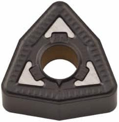 Kennametal - WNMG333 RN Grade KCP25 Carbide Turning Insert - TiCN/Al2O3 Finish, 80° Trigon, 3/8" Inscr Circle, 3/16" Thick, 3/64" Corner Radius - Americas Industrial Supply