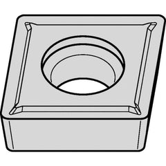 Kennametal - CCMT431 LF Grade KCP25B Carbide Turning Insert - TiOCN Finish, 80° Diamond, 1/2" Inscr Circle, 3/16" Thick, 1/64" Corner Radius - Americas Industrial Supply
