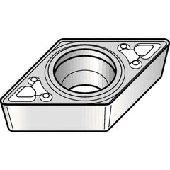 Kennametal - DCMT32.51 MF Grade KCP25B Carbide Turning Insert - TiOCN Finish, 55° Diamond, 3/8" Inscr Circle, 5/32" Thick, 1/64" Corner Radius - Americas Industrial Supply