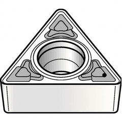 Kennametal - TCMT32.52 MF Grade KCP25B Carbide Turning Insert - TiOCN Finish, 60° Triangle, 3/8" Inscr Circle, 5/32" Thick, 1/32" Corner Radius - Americas Industrial Supply